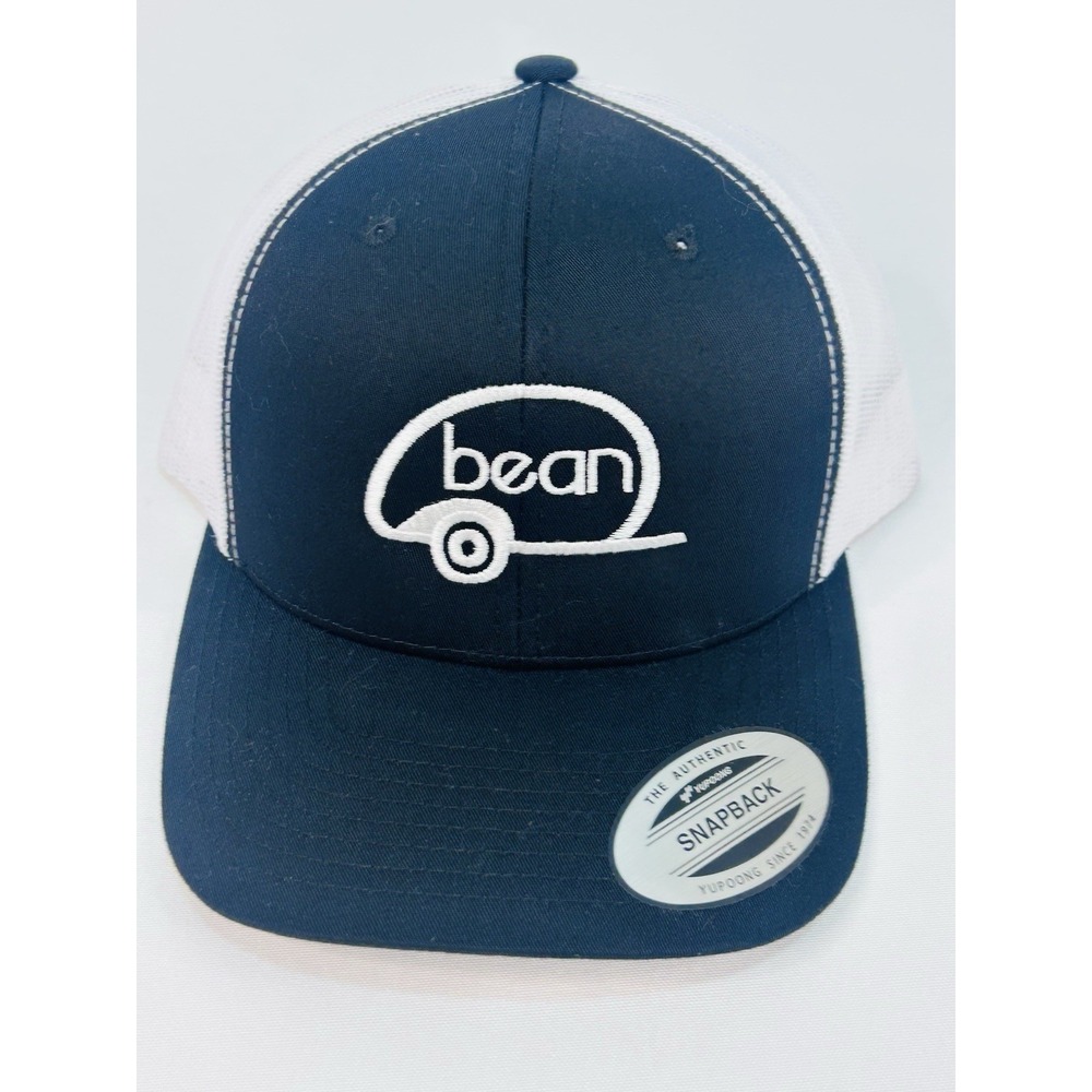 Bean Trailers Campers Hat Snapback Black White